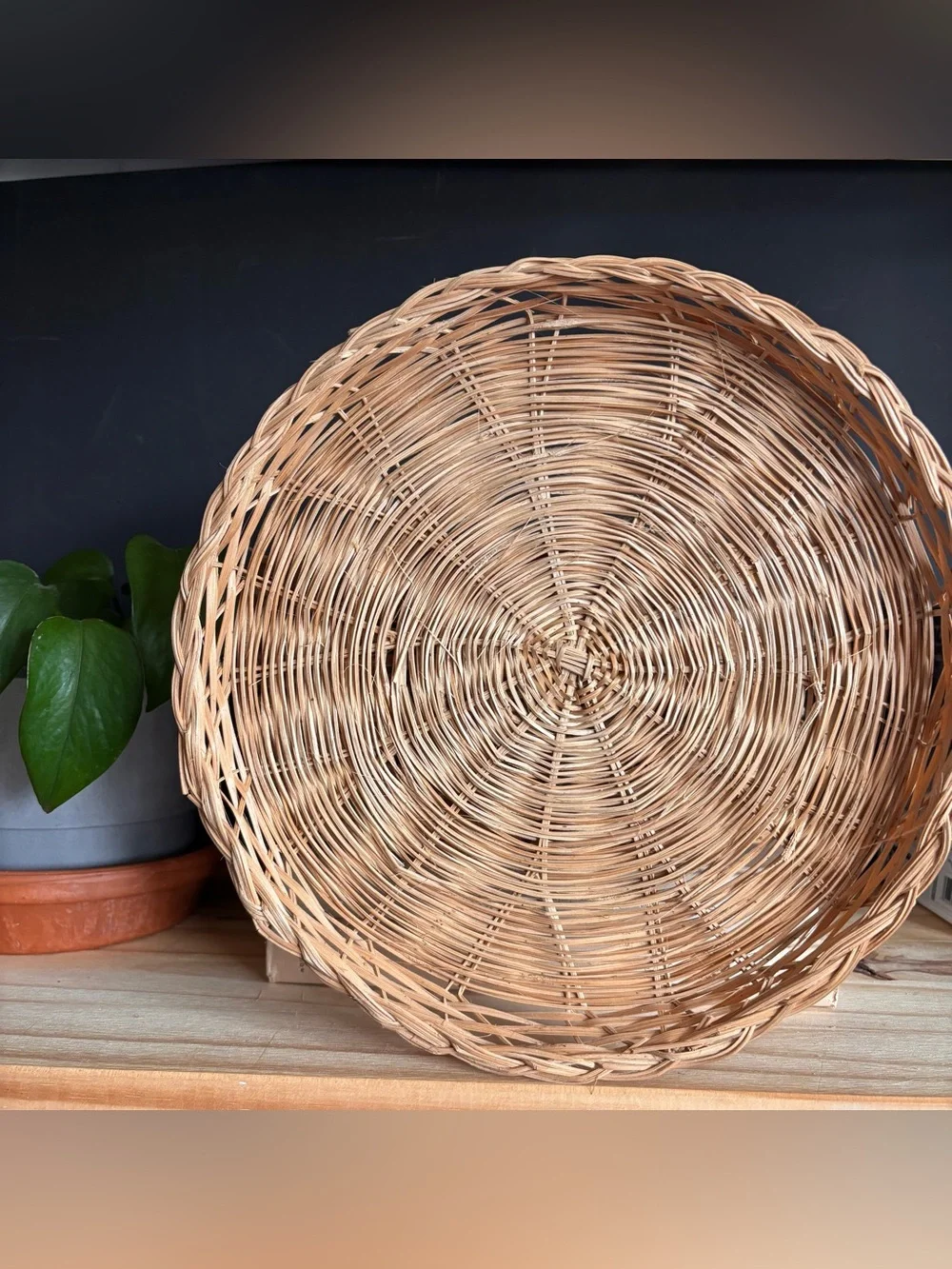 Natural Woven Baskets- Set of 12